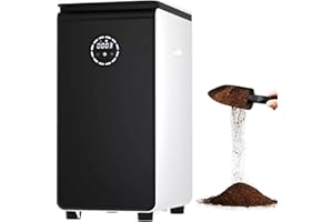 GEME ALL THINGS LIVE FOREVER AND IN HARMONY WITH THE EARTH GEME 19L Electric Composter Kitchen, World's First Smart Organic Composting Machine, Durable Filter, Real Composting, Food Cycler, Become Organic Compost Electric Compost Container
