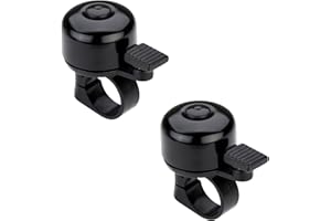 Paliston Fahrradklingel Mini Fahrrad Klingel Laut 120 db MTB Rennrad Radfahren Fahrradglocke Knackiger Sound für Erwachsene Kinder Jungen Mädchen