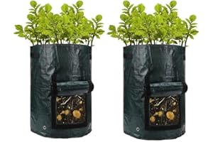 WARMHAND BJ-SHOP Bolsa de Cultivo Bolsas Impermeables de plantación de Patatas Bolsas duraderas Resistentes del Cultivo para la plantación Vegetal del jardín o del balcón