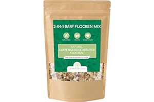 Wolfsbacher, Mezcla de Copos para Perros, Verduras y Hierbas Naturales, sin Cereales, Favorece la Digestión y la Salud, 500 g