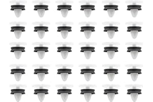 FanPaYY 30pcs Clips de Fixation Attaches Garniture, Voiture Panneau de Porte Intérieures Clips Plastique, 7703077476 Compatible avec Peugeot 308 Citroën DS4 Renault Me-Gane 3 Laguna 3