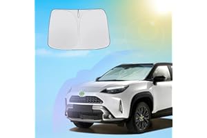 SXCY pour Toyota Yaris Cross XP210 2021 2022 2023 2024 Pare-Soleil pour Pare-Brise de Pare-Brise Avant, Yaris Cross Pare Soleil Anti UV Pliable avec Sac de Rangement, Yaris Cross 2024 Accessoires