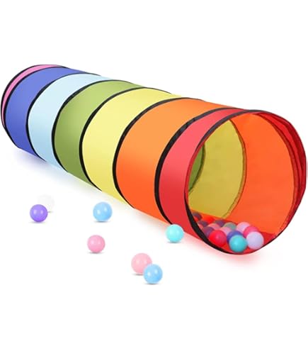 LittleTom Tunnel For Playing With Four Legs 180 X 46 Cm Multi-Coloured
