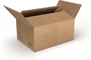 RaKuPack Versandkarton 25 Stück Faltkarton 200x150x90 mm Verpackungskarton Warensendung Karton braun Faltschachtel Kartonage verschiedene Größen