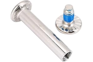 Alomejor Pack of 10 Inline Skating Screws Inline Skate Wheel Bolts Replacement Skates Wheel Axles Hardware
