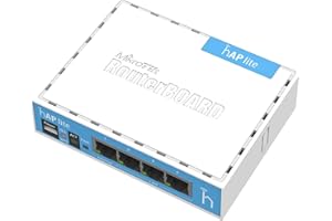 Mikrotik hAP lite Internal White WLAN access point - WLAN access points (10,100 Mbit/s, 32 MB, QCA9531 650MHz, 1.5 dBi, 3 W, White)