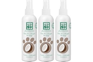 MENFORSAN Coconut Cologne Acqua per Cani 125ml - Confezione da 3 Unità