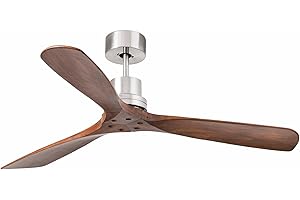 FARO BARCELONA FARO Ventilatore da soffitto in nichel opaco Ø 132 cm, modello LANTAU DC