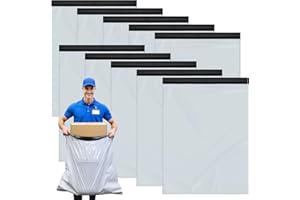 ANRBB 10 Pezzi Buste per Spedizioni 60x80 cm, Sacchetti Plastica Opachi Autoadesivi, Resistenti Impermeabili e Riutilizzabili, Buste per Spedizioni, Abbigliamento, Documenti, Resi e Deposito