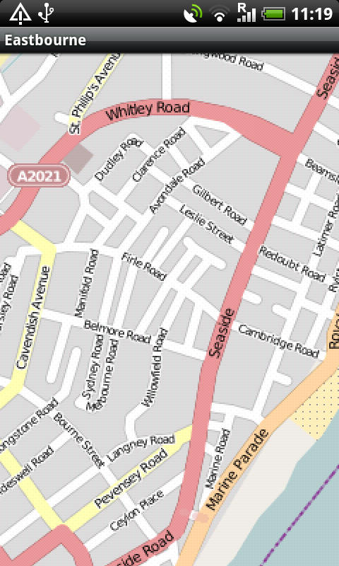 Eastbourne Street Map Amazon co uk Apps Games