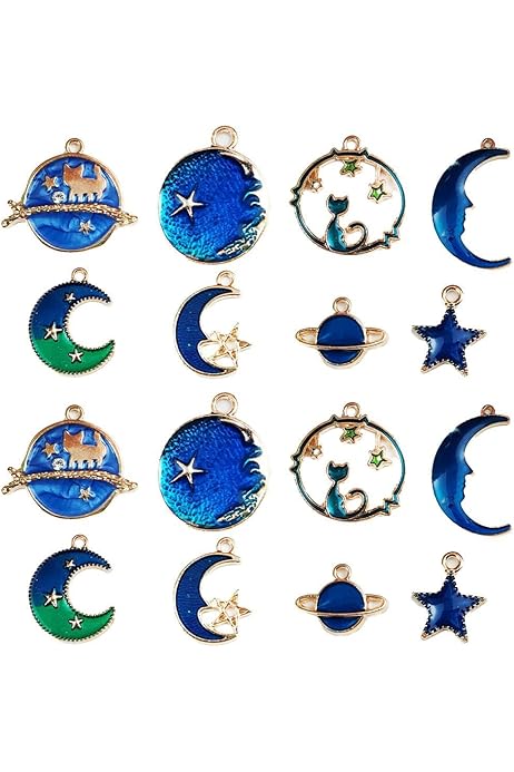 30 Ciondoli Gufo Smaltati Colorati - Per Creare Gioielli Fai Da Te, Orecchini, Bracciali