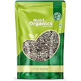 Nutri Organics Chia Seeds for Weight Loss 500gm Omega 3 Rich Raw Chia Seed 500 Gram