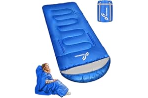 Śpiwór: Sportneer Śpiwory dla dorosłych Przenośny 3-4 sezonowy przenośny śpiwór Śpiwór z zapinanymi na zamek otworami na ręce i stopy, kemping, piesze wycieczki, podróże, 220×85cm