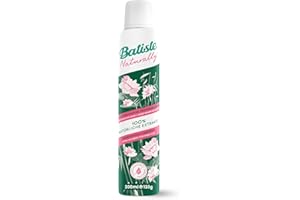‎BATISTE Batiste Trockenshampoo Naturally Bambusfaser & Gardenie 200 ml, Trockenshampoo zum Auffrischen und Stylen von feinem Haar, ohne Ausspülen, Haarstyling vegan, mit 100 % natürlichen Extrakten