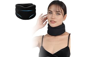 Naapesi Orthèse Cervicale Confortable & Ajustable – Collier Cervical en Mousse pour Douleurs Cou, Nuque et Vertèbres – Soutien Ergonomique 360° – Soulage Cervicale, Torticolis et Posture