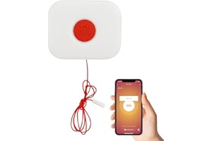 Wolf Guard 2.4G WiFi SOS Botón para,Sistema de Asistencia a Las Personas Mayores,Control de Aplicación Smartlife