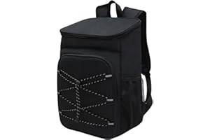 Wesoke Small Camping Cooler Backpack Insulated Lunch Backpack, Leakproof Travel Cooler Bag for Men and Women, Large Capacity Waterproof Hiking Picnic Beach Work Trip Thermal Bag