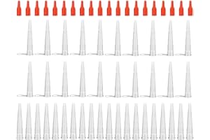 AGOGUE 60 punte per cartucce, punte in silicone, punte in silicone trasparenti, con filettatura, punte in silicone, tappi di ricambio per cartucce in silicone, sigillanti