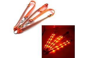 LucaSng LED Horse Breastplate Collar - High Visibility Tack For Horseback Riding Adjustable Safety Gear - Adjustable, Sturdy & Comfortable Equestrian Safety Gear for Night Horse Riding