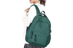 WEPLAN Plecak na laptopa damski Plecak szkolny dziewczęcy nastolatki casual podróżny plecak uczelnię tornister, lekki plecak dzienny Plecak o przekątnej 14-calowy laptopa z portem ładowania USB