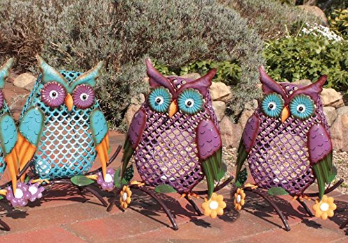 Preisvergleich Produktbild Deko-Eule (METALLEULE SORTI ERT H27CM 123512C)