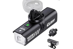 towild CL1600 Smart Bike Lights,1600 Lumen Front Bike Light 5000mAh Type C Rechargeable Bicycle Headlight for MTB,IPX6 Waterproof Bike Lamp,5 Modes Cycling Light for Road Bike