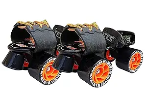 Jaspo Big Boss Adjustable Quad Roller Skates Suitable for Age Group 6 -14 Years Old
