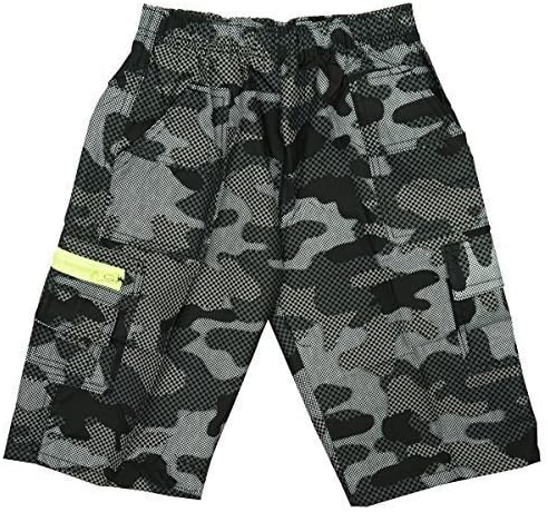 Boys Pixel Army Camo Camouflage Combat Pocket Board Shorts sizes from 3 to 14 Years