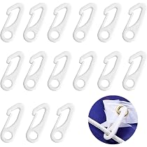 Clips De Fixation Pour Mât De Drapeau En Nylon ZEACCT - Lot De 15, Silencieux Et Résistants Aux UV - 9