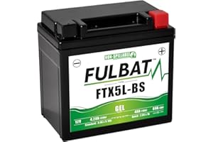 FULBAT BATTERIE MOTO FULBAT GEL FTX5L-BS / YTX5L-BS 12V 4,2AH 80A
