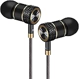 In Ear Kopfhörer, Ohrhörer mit Kabel und Knopf, eingebautes Mikrofon, Geräuschisolierung und Stereo-Sound, kompatibel mit And