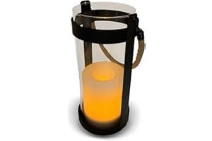 Luceco Solares LED Linterna, Luces de Lampara Impemeable IP44, Exterior Decorativa Iluminación para Patio, Balcony, Mesa, Jardín al aire Libre