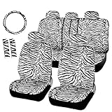 Sitzbezüge passen problemlos auf die meisten PKW-, LKW-, SUV- und Vans-Modelle. Die Instillation kann zu Hause durchgeführt werden, indem Sie den leicht zu befolgenden Anweisungen folgen.