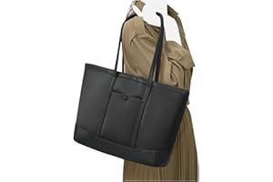 winspansy Sac a Main Femme，Sacs Cuir PU Cabas Fourre-tout Pour Ordinateur Portable Ordinateur 15.6 Pouces à Fermeture éclair the Tote Bag Sac Travail Sac à Main élégant Décontracté Pour Femmes
