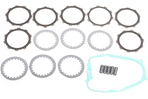 OUKENS Zestaw sprzęgła, 3XP-16321-00-00 Uszczelka sprężyny tarczy ciernej sprzęgła pasuje do Yamaha Blaster 200 YFS200