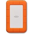 LaCie Rugged USB-C, 2TB, Hard Disk Esterno Portatile, incl. USB-C senza cavo USB-A, Unità Shuttle Resistente a Cadute, per Ma