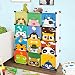 SoBuy FSS52, DIY 12 Cubes with Doors, Children Storage Unit, Interlocking Cube Storage Organiser Cabinet Wardrobe -Animals