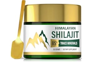 RUNADI Shilajit Himalayano Puro, 50g Shilajit Resin Himalaya, Organico Naturale con Oltre 85 Oligominerali e Acido Fulvico Mountain