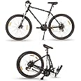 HORNBACK Xpand+ Foldable Mountain Cycle 27.5 Inch | Shimano 21-Speed Gear Bicycle for Adults & Teens | FSK Pro Suspension 100mm | Fully Assembled | Ideal for Men & Women Age 12+ | Storm Black |