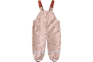 DAWILS Garçon Fille Pantalon de Pluie Enfants Bébé Pantalons de Pluie Pantalon Imperméable d'extérieur pour Garçons Filles Vêtements de Pluie Vêtements Imperméables Rainbow