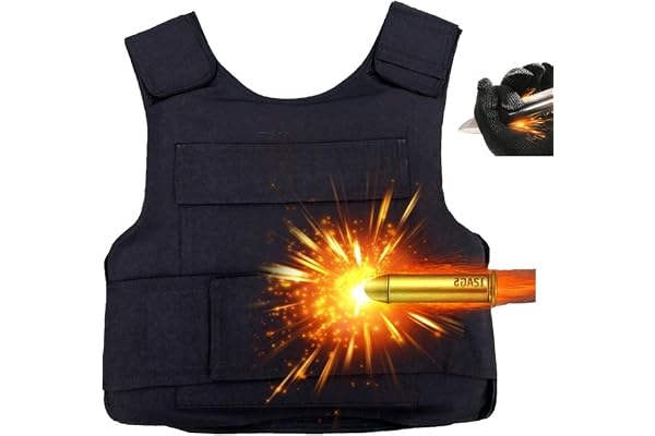 32 Couches Kevlar Bulletproof Vest Gilet Sécurité Tactique Militaire Anti-déflagrant Self Defense 2.8kg