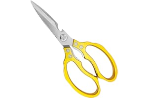 SHUNCHG Kitchen Scissors Heavy Duty Dishwasher Safe Meat Scissors Stainless Steel Multi-Purpose Food Cooking Shears for Cutting Chicken, Fish, Vegetable