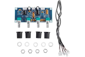 Fasizi Préampli XH-A901 NE5532 avec réglage du volume des basses aiguës et contrôleur de tonalité pour carte d'amplificateur