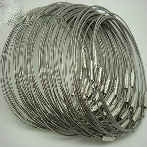 TOOGOO(R) 10pcs Stainless Steel Screw Locking Wire Keychain Cable Key Rings Outdoor Accessory reviews TOOGOO(R) 10pcs Stainless Steel Screw Locking Wire Keychain Cable Key Rings Outdoor Accessory