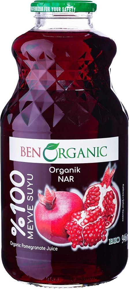 BenOrganic Nar Suyu 946 ml Cam Şişe