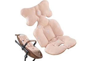 Bavokon Car Seat Insert,Baby Seat Pad Liner for Stroller Thickened Cotton | Comfortable Soft Baby Seating Supplies for Babies, Kids, Children