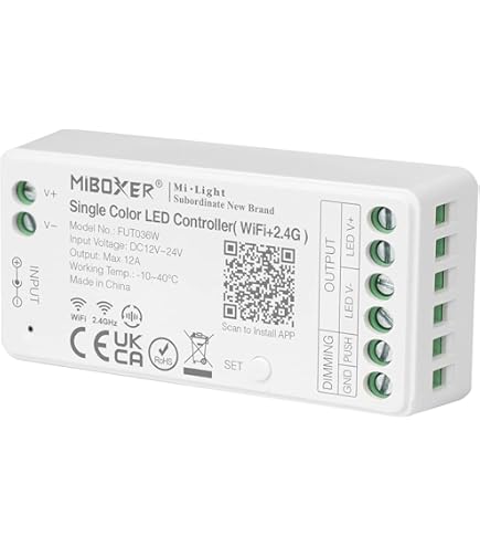 Mini Controller Striscia LED RGB 12/24V DC Compatibile Con Telecomando Rf - Foto 2