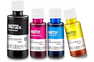 UNIPLUS 31 32XL Smart Tank 5105 Printer Ink Replacement for Smart Tank 5107 Ink Refill Use for Smart Tank Printer 5105 5106 5107 5108 7005 7006 7305 7306 7605 455 555 558 559 570 580 581 585 655 670 675 720