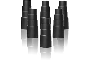 Aoyfuwell 6 Pcs Universal Vacuum Adapter,21-35mm Sander Dust Extraction Hose Adaptor for Makita Random Orbital Sander,Power Tools,Puzzles,Circular Saw Reducer Accessories