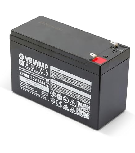 HEYCAR Batteria al piombo AGM per applicazioni stazionarie 6V / 7,5Ah capacità di scarica 105A 1,28 kg 151 x 34 x 94 mm
